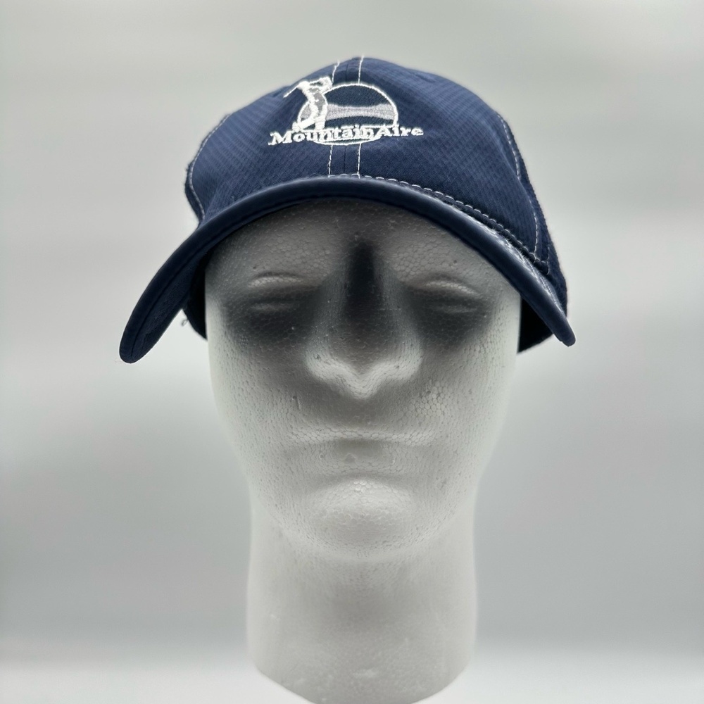 Under Armour UH310M Flexfit Large/XL Hat Mountain Aire Golf Course Navy Ball Cap